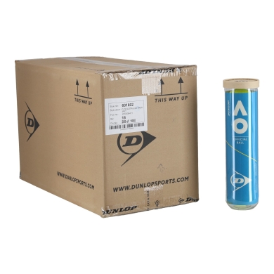 Dunlop Piłki tenisowe Australian Open Puszka 18x4 w kartonie