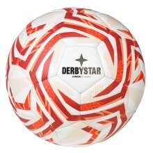 Derbystar Piłka Nożna Junior S-Light v25 (piłka rekreacyjna) biała/czerwona - 1 piłka
