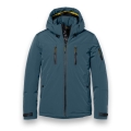 Kurtka zimowa Wedge z kapturem (ciepła, wodoodporna) stalowoniebieska męska