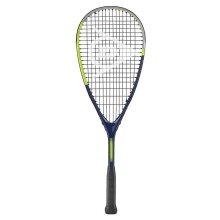 Dunlop Dziecięca rakieta do squasha Tristorm JR 25 (160g/wyważona na głowę) niebieska/szara/żółta - naciągnięta -
