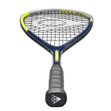 Dunlop Dziecięca rakieta do squasha Tristorm JR 25 (160g/wyważona na głowę) niebieska/szara/żółta - naciągnięta -