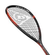 Dunlop Rakieta Squash Sonic Core Revelation 135 135g/na rękojeści czarna/pomarańczowa - naciągnięta -