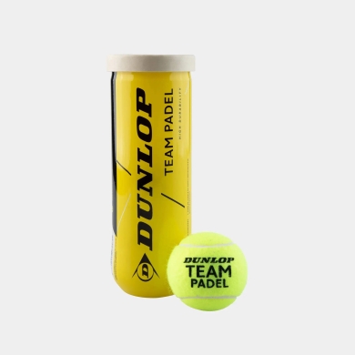 Dunlop Padelowe piłki Team Padel, opakowanie 3 sztuki