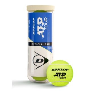 Piłki tenisowe Dunlop ATP Tour (oficjalna piłka ATP Tour) puszka 3 szt.