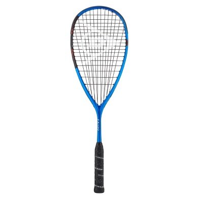 Dunlop Rakieta Squash Sonic Core FX 130 130g/wyważona na uchwyt niebiesko/czarna/pomarańczowa - naciągnięta -