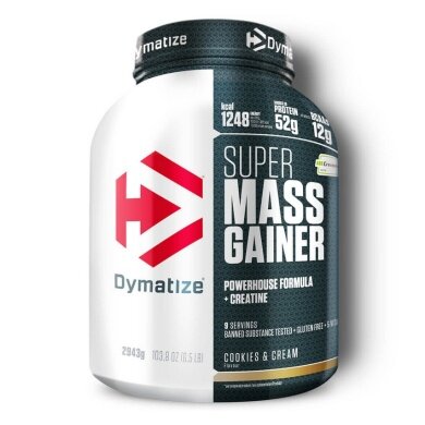 Dymatize Super Mass Gainer Proszek Ciasteczkowo-Śmietankowy 2943g Puszka