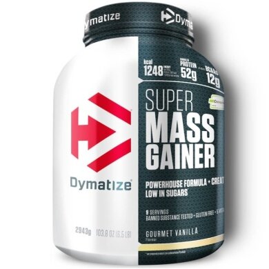 Dymatize Super Mass Gainer Proszek Waniliowy 2943g Pojemnik