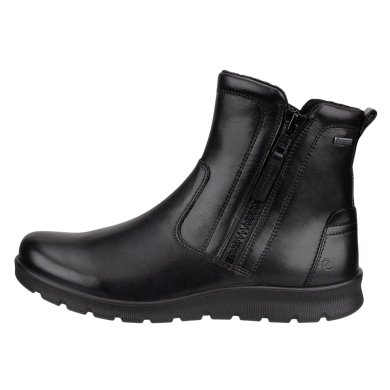 ECCO Botki Barbett Boot Zip GTX (skóra premium, wodoodporne) czarne damskie