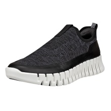 ECCO Sneaker Gruuv Easy-Slip (oddychający tekstyl) czarny damski