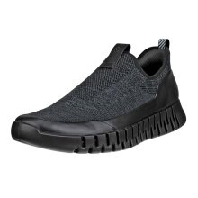 ECCO Sneaker Gruuv Easy-Slip (oddychający tekstyl) czarny mężczyźni