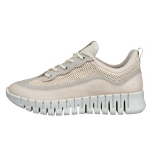 ECCO Sneaker Gruuv Lea (oddychający tekstyl) limestone damskie