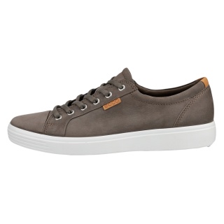 ECCO Sneaker Męskie Soft 7 (z premium skóry) szary/biały Herren