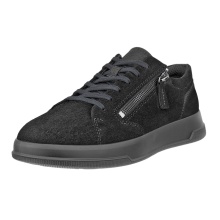 ECCO Sneaker Move Zip Lace (skóra premium) czarny damski