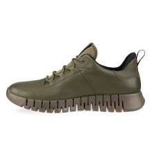 ECCO Sneaker Gruuv Lea GTX (Skóra gładka) khaki zielony Mężczyźni