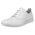 ECCO Sneakers Leisure Lace Up (miękka skóra premium) białe damskie