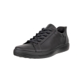 ECCO Sneaker Soft 7 Easy Slip Lace (skóra premium) czarny mężczyźni