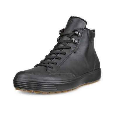 ECCO buty zimowe Soft 7 Tred Mid-Cut GTX (skóra, wodoodporne) czarne męskie