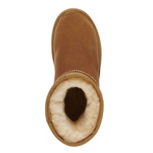 EMU Australia Zimowe botki Platinum Stinger Slim Mini (skóra owcza, zamsz) kasztanowe damskie