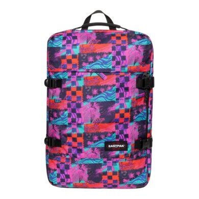 Plecak podróżny Eastpak Travelpack Retro Surf Funk (42 litry, z kieszenią na laptopa) kolorowy