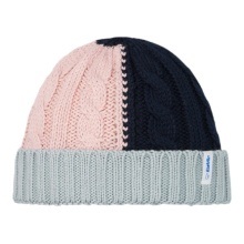 Czapka Eisbär Mütze (Beanie) Alba - Merinomix - różowa/szara/granatowa - 1 sztuka