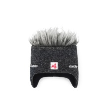 Czapka zimowa Eisbär (czapka z uszami) Cocker SA - grafitowo-szara/biała - 1 sztuka