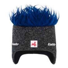 Czapka zimowa z misiem polarnym (czapka na uszy) Penny SA dla dzieci - grafitowo-szara/niebieska - 1 sztuka