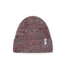 Czapka zimowa Eisbär (beanie, Merinomix) Swell czerwono-melanzowana - 1 sztuka
