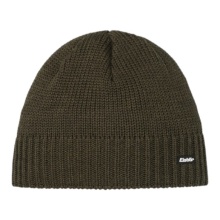 Czapka zimowa Eisbär (beanie) Trop wzór dzianiny wełna merino - khaki zielony - 1 sztuka