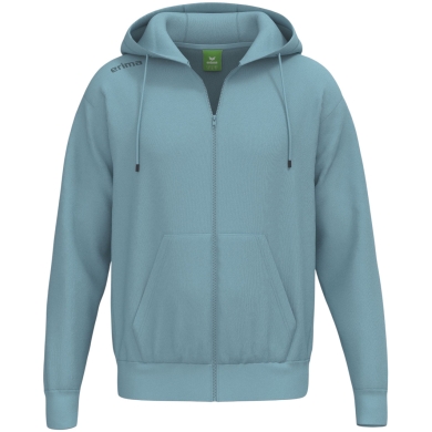 Erima bluza z kapturem TS Hoodie Full Zip (materiał mieszany) niebieska męska
