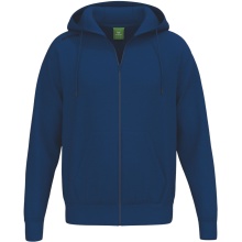 Erima bluza z kapturem TS Hoodie Full Zip (materiał mieszany) granatowa męska