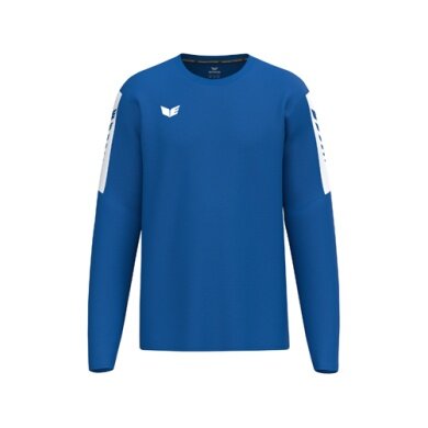 Erima Pullover Intro Sweatshirt (wytrzymały materiał funkcyjny) niebieski krótkie rękawy męski