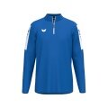 Erima Sportowa koszulka z długim rękawem Intro Training Top (pół-zamek, wytrzymały materiał funkcjonalny) niebieska krótką męską