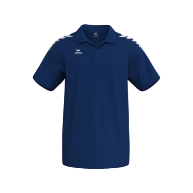 Erima Sport-Polo CMPT Wings (mieszanka bawełny, wygodny krój) granatowy/biały męski