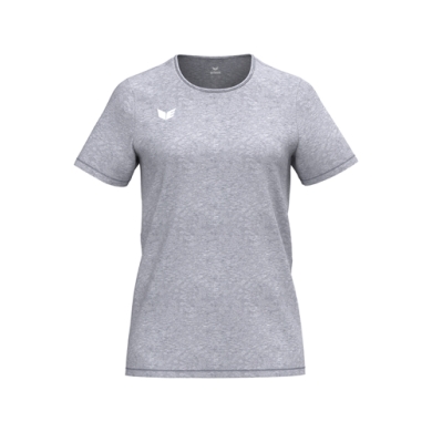 Koszulka sportowa Erima Intro Function (100% recyklingowy poliester, lekka, szybko schnąca) melange szara damska