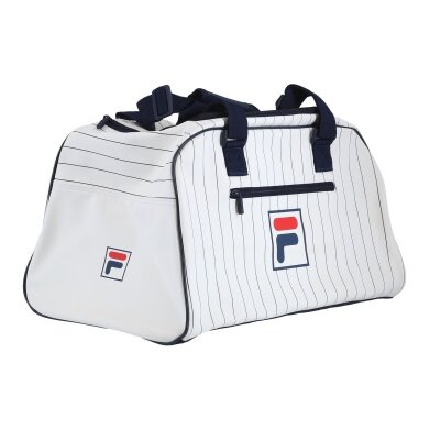 Fila Torba sportowa Heritage Bag Small 48x28x26cm biała/granatowa