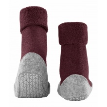 Falke Kapcie Cosyshoe (miękka wełna merino) bordowy Damskie