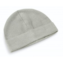 Falke Czapka dzianinowa (Beanie) Unisex - Wełna merino, struktura Shadow-Ripp, złożona - jasnoszary - 1 sztuka