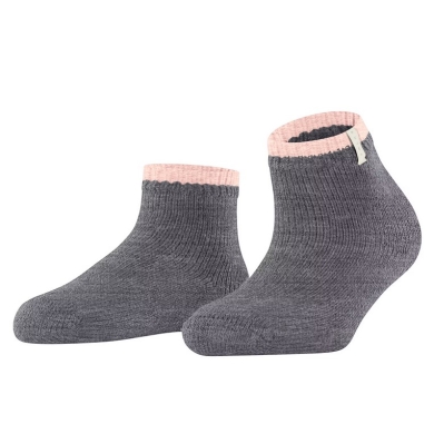 Falke Kapcie Cosyshoe Plush (ocieplający materiał) jasnoszare Damskie