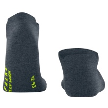 Falke Skarpetki Dziennie Keep Warm (ocieplające z wełny merino) granatowe Damskie/Męskie - 1 Para