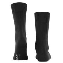 Skarpety dzienne Falke Lhasa Rib (ocieplający kaszmir) czarne męskie - 1 para