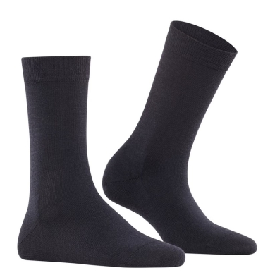 Falke Skarpetki dzienne Softmerino (lekkie, wełna merino) ciemnoniebieskie damskie - 1 para