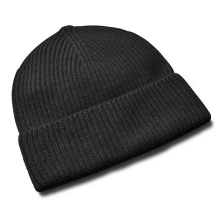 Falke Czapka zimowa (beanie) - ciepła, prążkowana - czarna - 1 sztuka