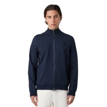 Fila kurtka sportowa Brera (bluza z zamkiem) - czarna w paski dla mężczyzn