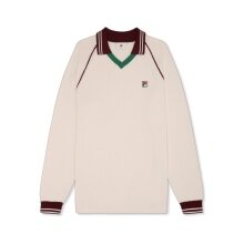 Fila Freizeit Langarmshirt Molinazzo Polo Sweter beżowy Mężczyźni