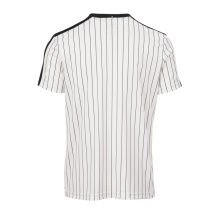 Koszulka tenisowa Fila Stripes Jascha 2 (100% poliester) biała/granatowa męska