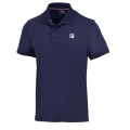 Fila Tennis Polo Hermano (100% rec. poliester, klasyczny wygląd) granatowy męski
