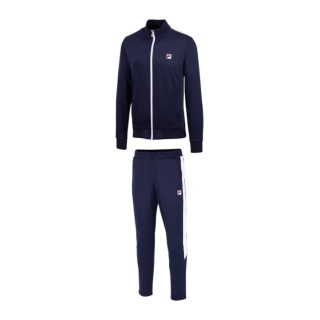 Fila dres tenisowy Manuel (kurtka + spodnie, 100% poliester) granatowy męski