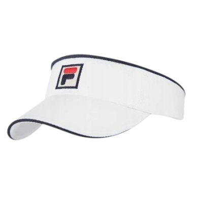 Fila Visor Mesh Vuckonic (czapka z daszkiem, poliester) biała