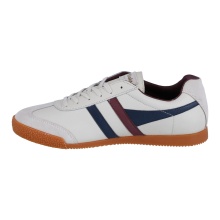 Sneaker Gola Harrier skórzane offwhite/navy/burgund męskie