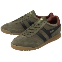 Sneaker Gola Torpedo z zamszu 2025 khaki/zielony/czerwony męski